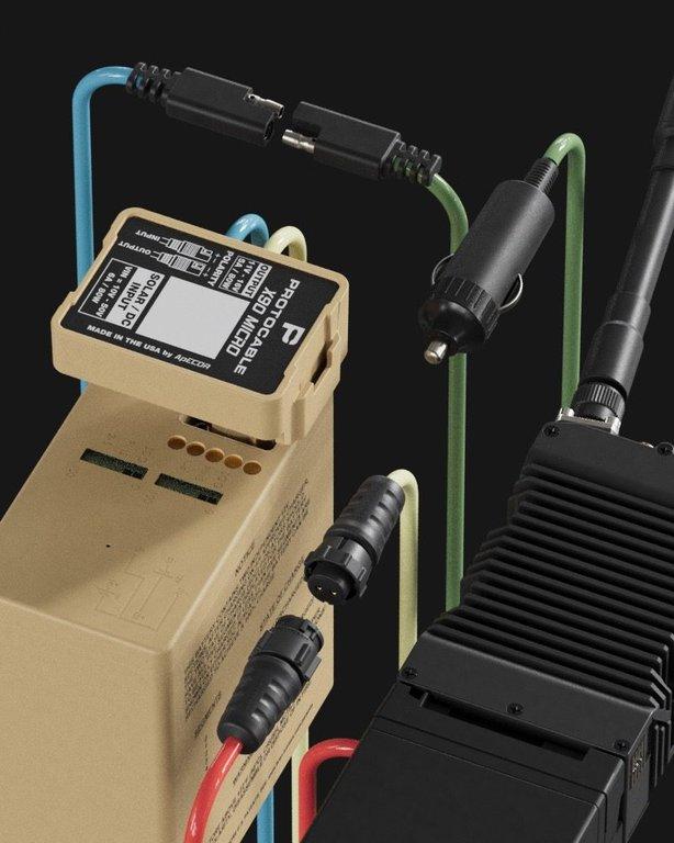 PC-4641 austere solar kit with X-90 Micro, 2590 battery, solar input and StreamCaster radio